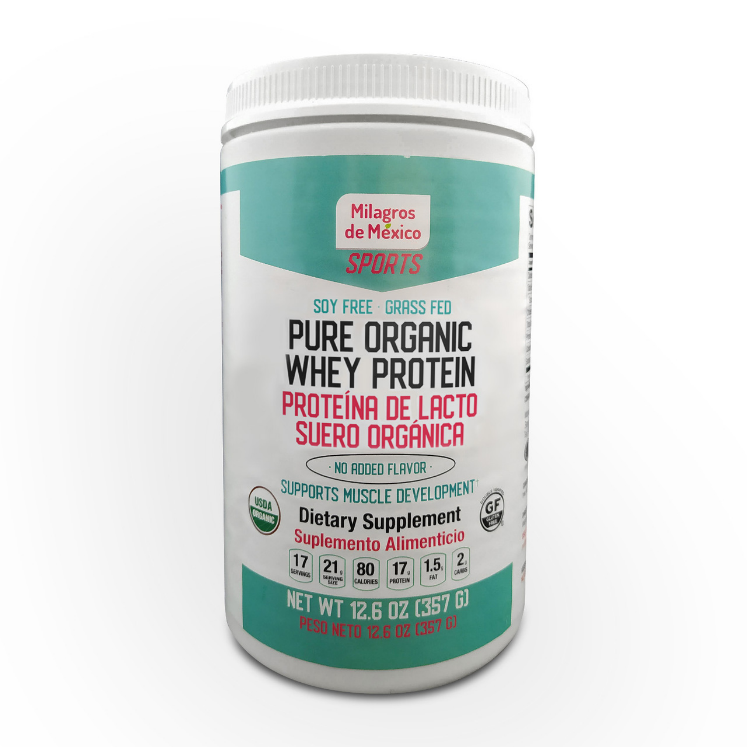 Pure Organic Whey Protein (Proteína de Suero de Leche Orgánica Pura)